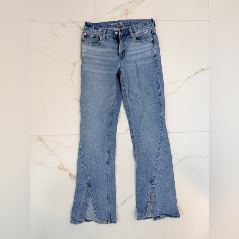 American Eagle Outfitters Light Blue Boot Cut Jeans